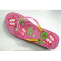 Women's customized deluxe sublimation flip flops